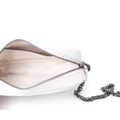 Chanel Aged Calfskin Quilted Mini Reissue Camera Case White 5 of 10