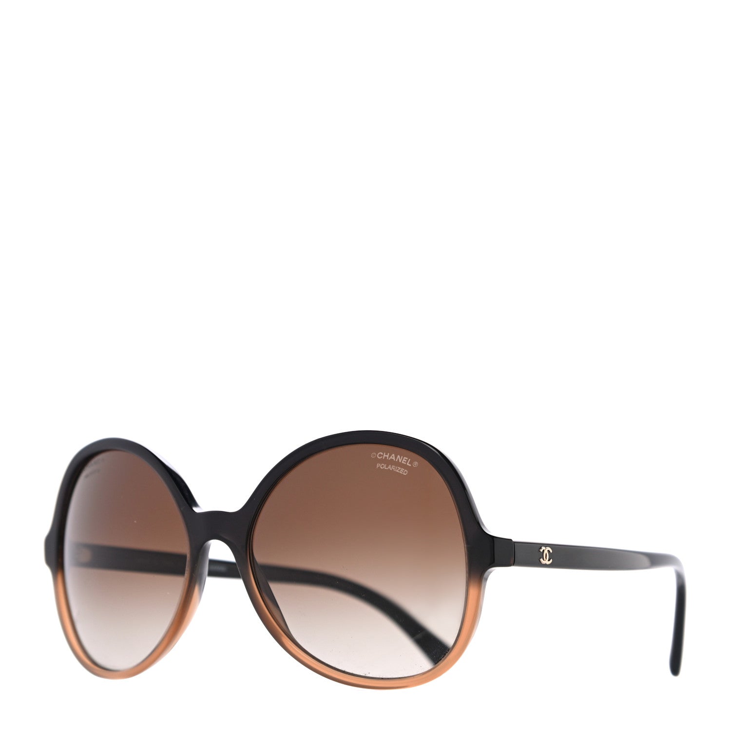 Chanel Acetate Polarized CC Sunglasses 5351 Dark Tortoise 1 of 7