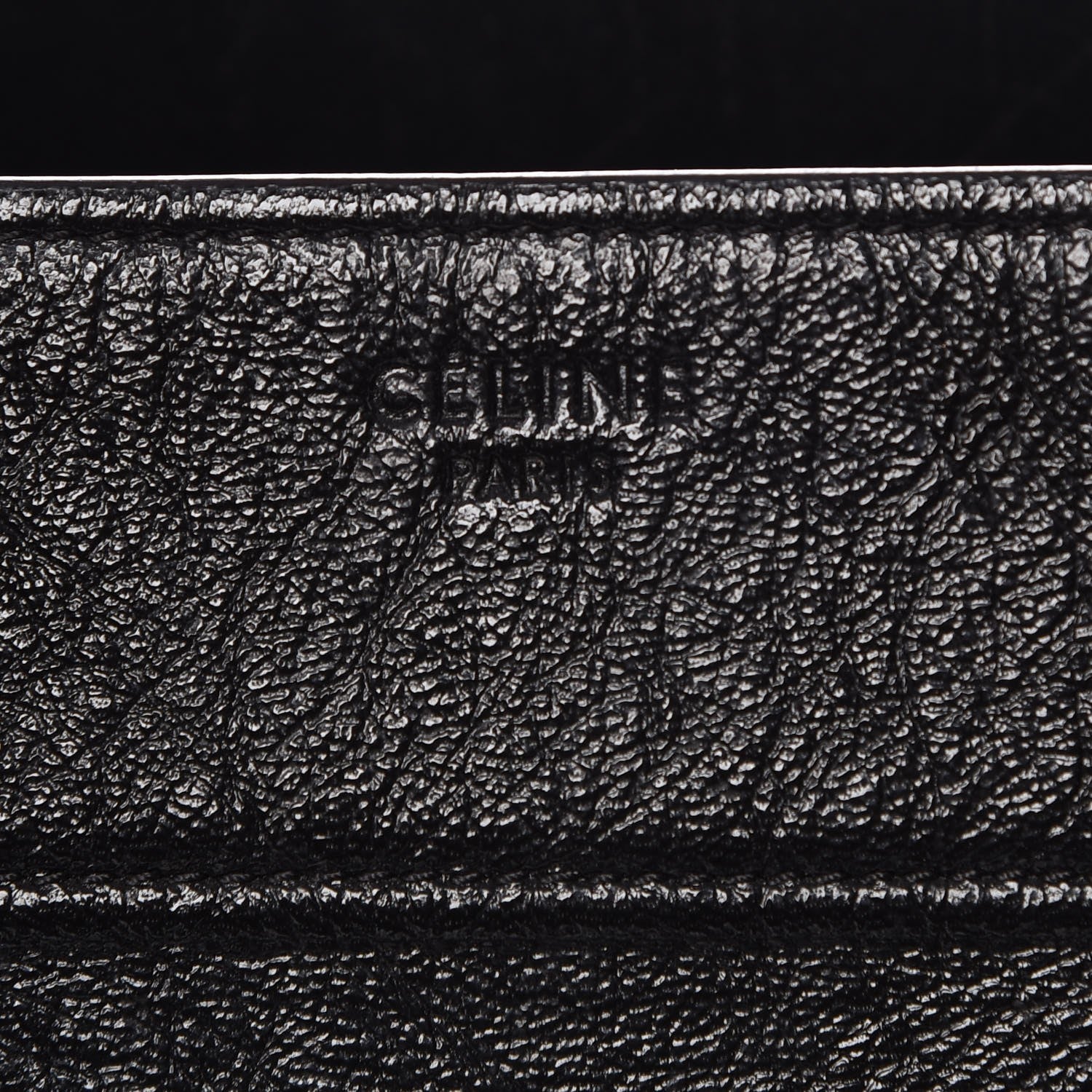 Celine Shiny Goatskin Medium Phantom Luggage Black 9 of 11