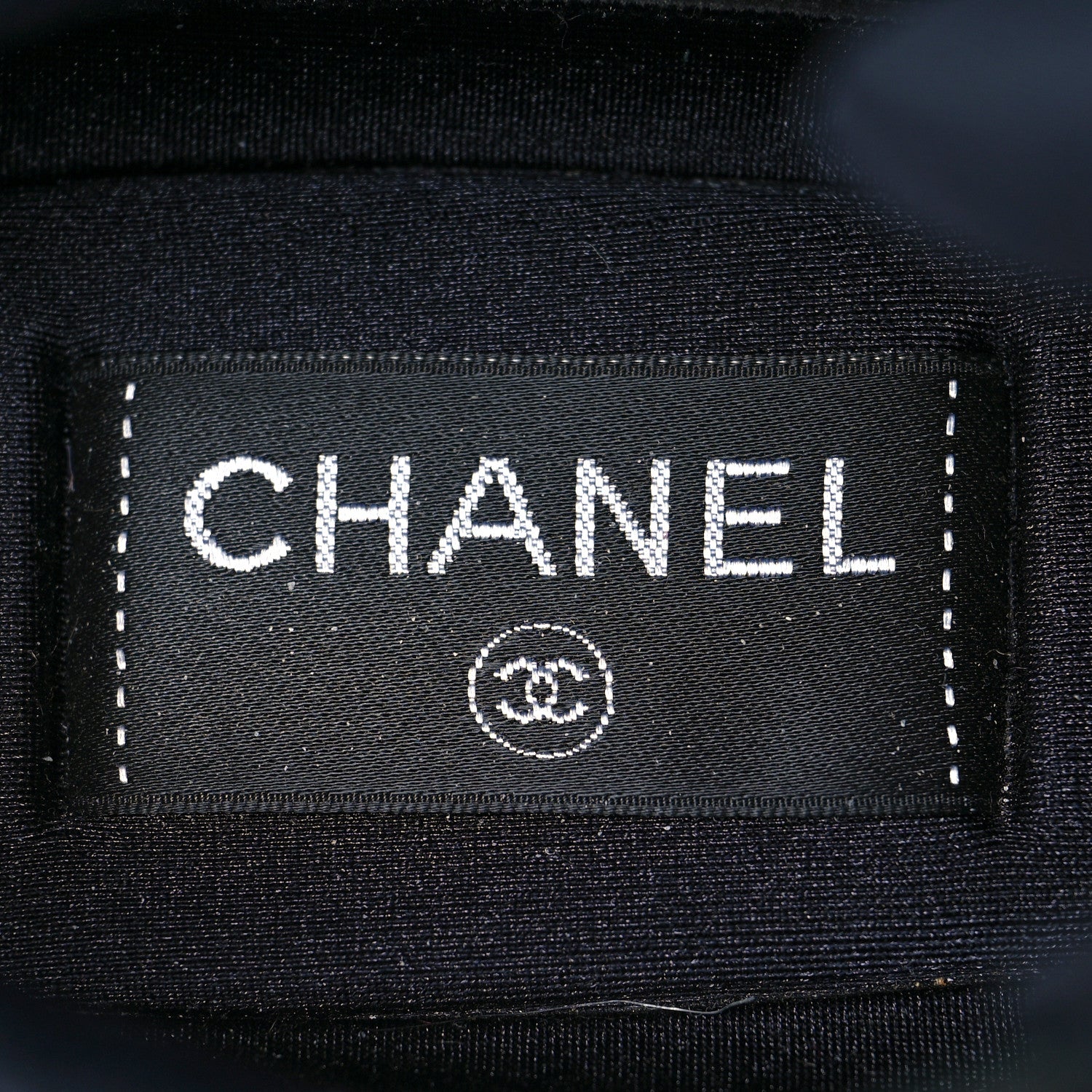 Chanel Toile Suede Calfskin CC Sneakers 37 Black 7 of 7