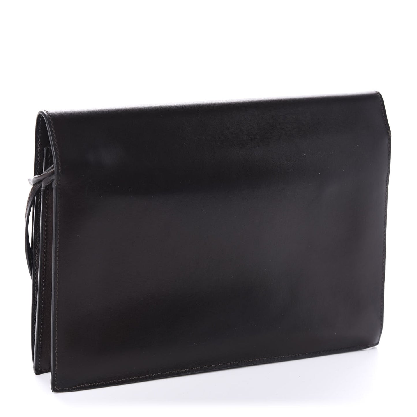 Box Jet Pochette Clutch Chocolate