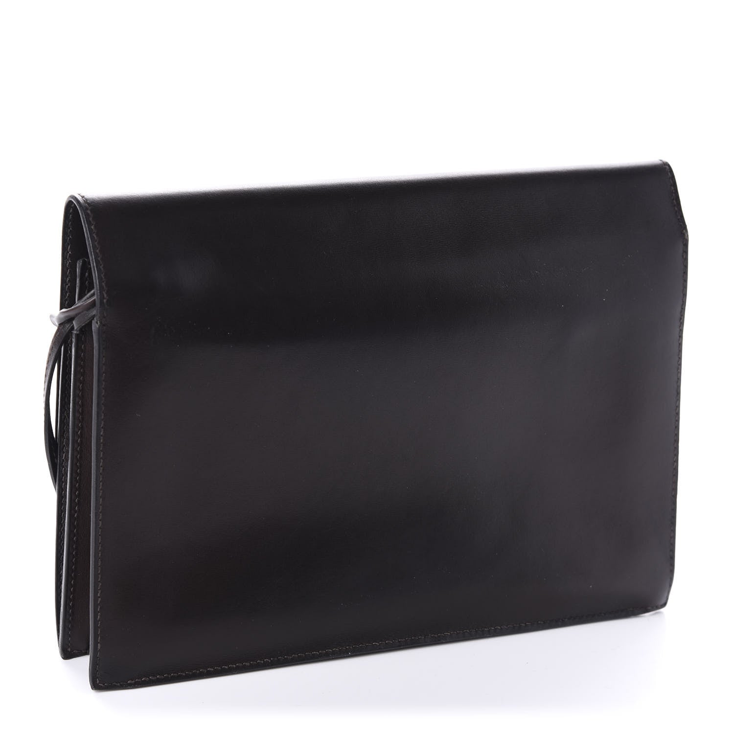 Hermes Box Jet Pochette Clutch Chocolate 3 of 10
