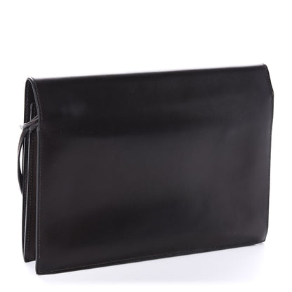 Hermes Box Jet Pochette Clutch Chocolate 3 of 10