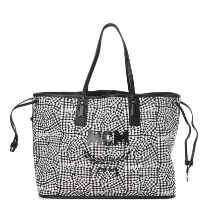 MCM Visetos Large Liz Reversible Shopper Tote Black 5 of 16