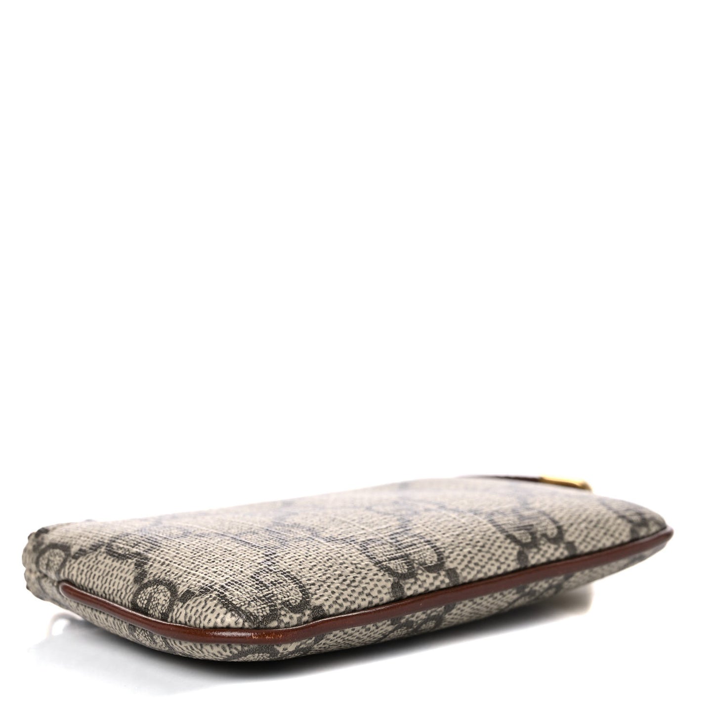 GG Supreme Monogram Key Case Brown