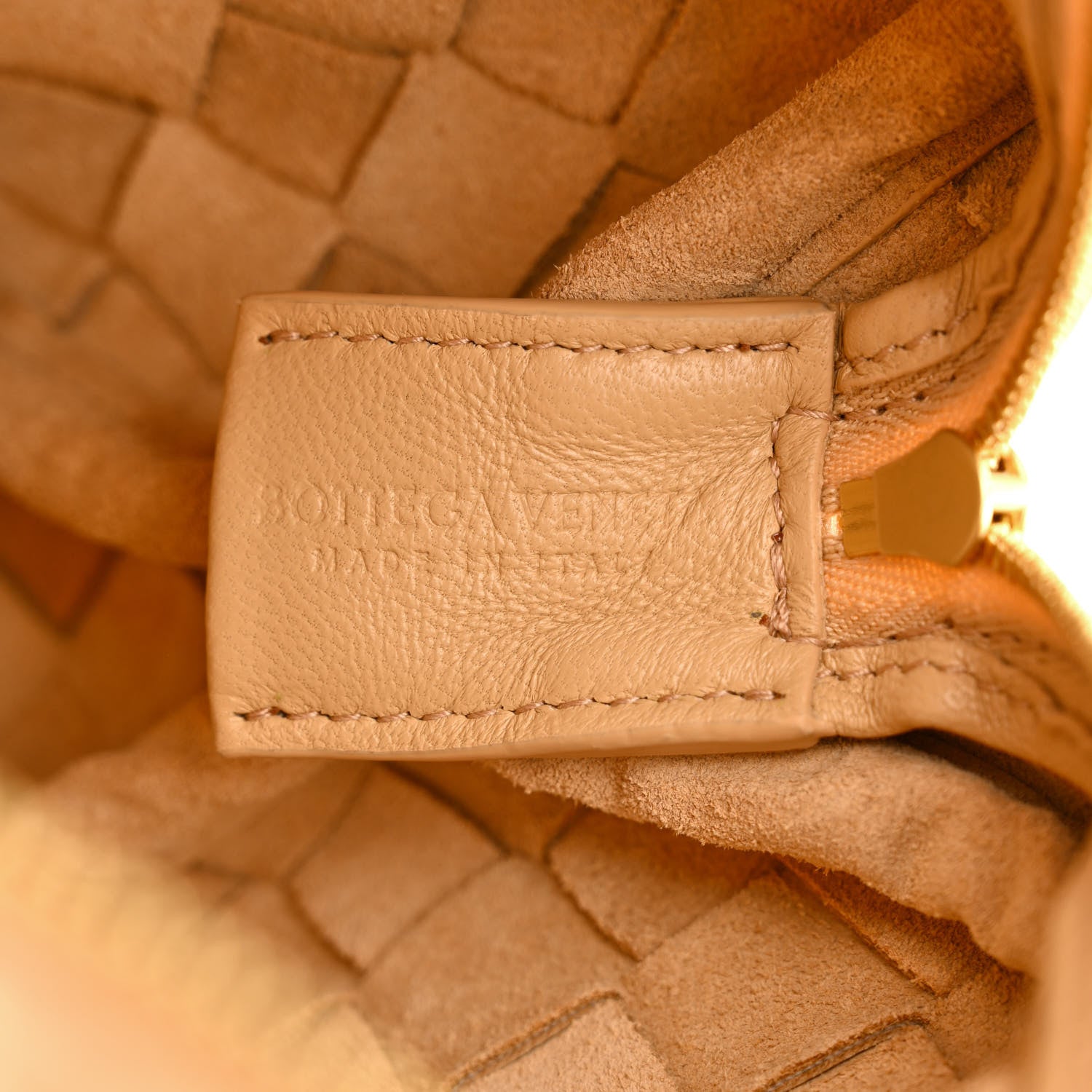 Bottega Veneta Nappa Intrecciato Mini Loop Camera Bag Almond 6 of 9