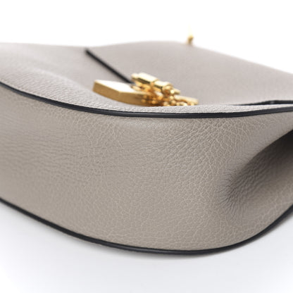 Chloe Grained Lambskin Drew Shoulder Bag Motty Grey 8 of 9