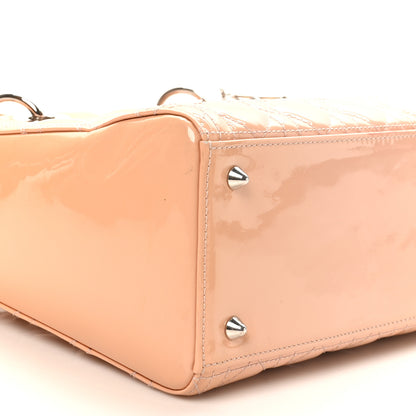 Christian Dior Patent Cannage Medium Lady Dior Rose Clair 9 of 10