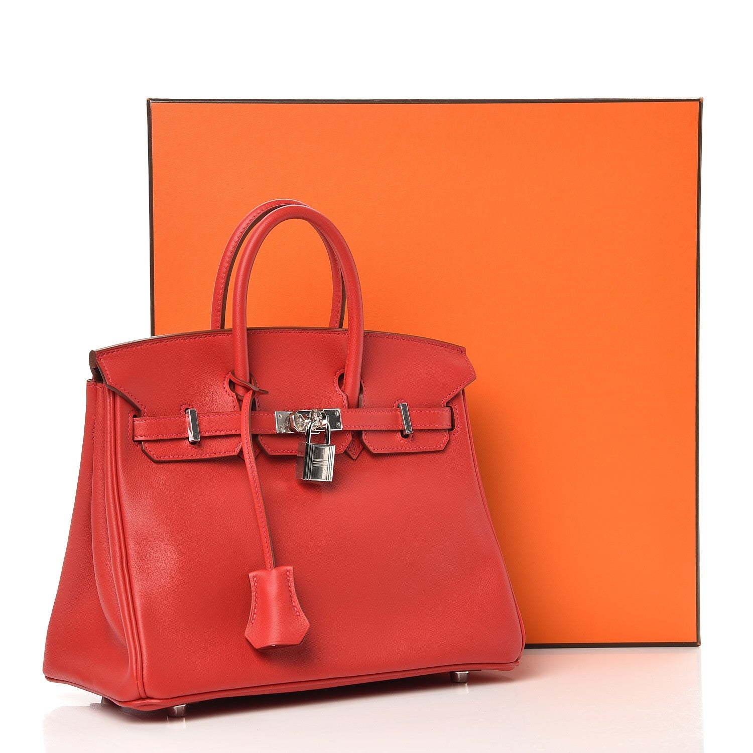 Hermes Swift Birkin 25 Vermillion 34 of 34