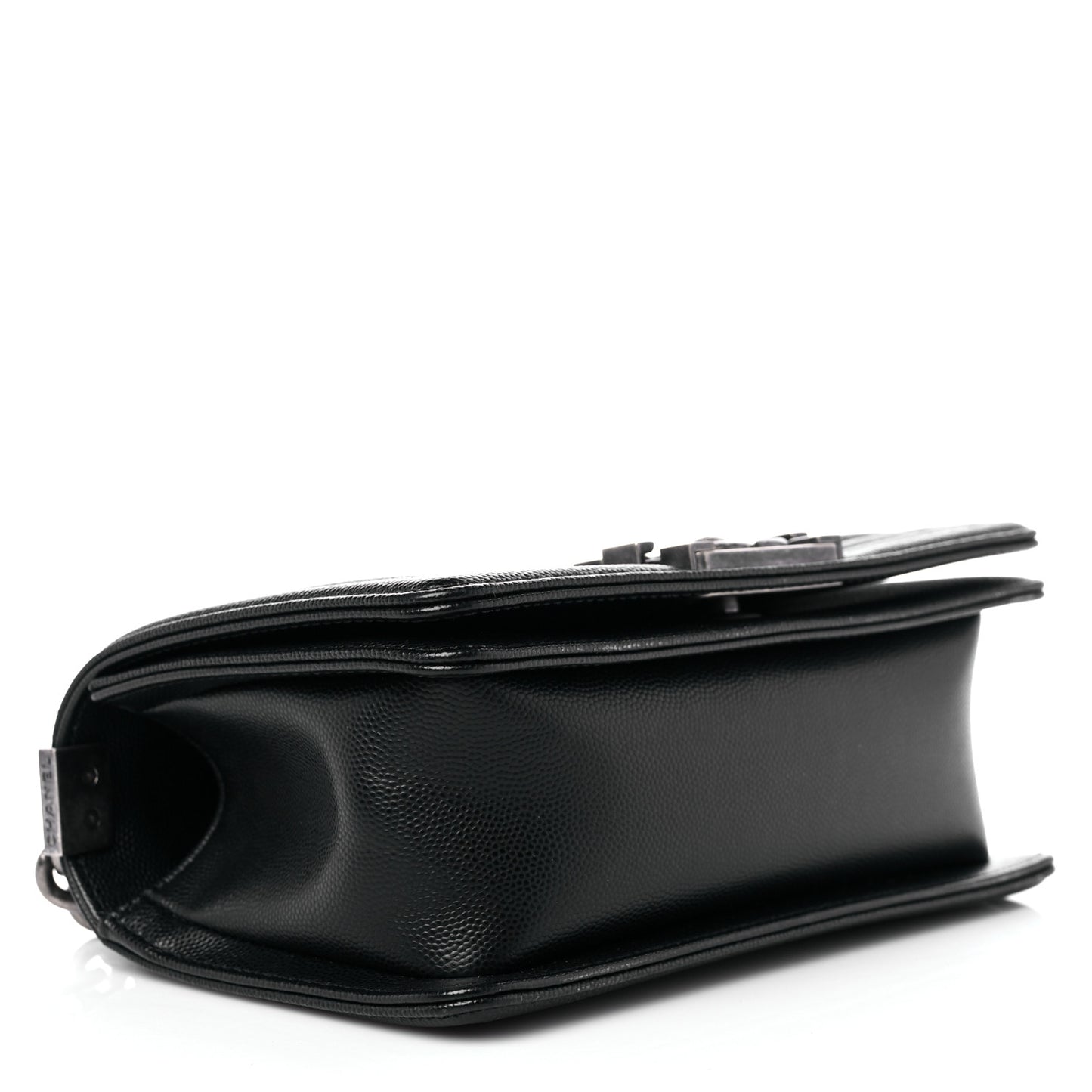 Caviar Quilted Small Boy Flap Black