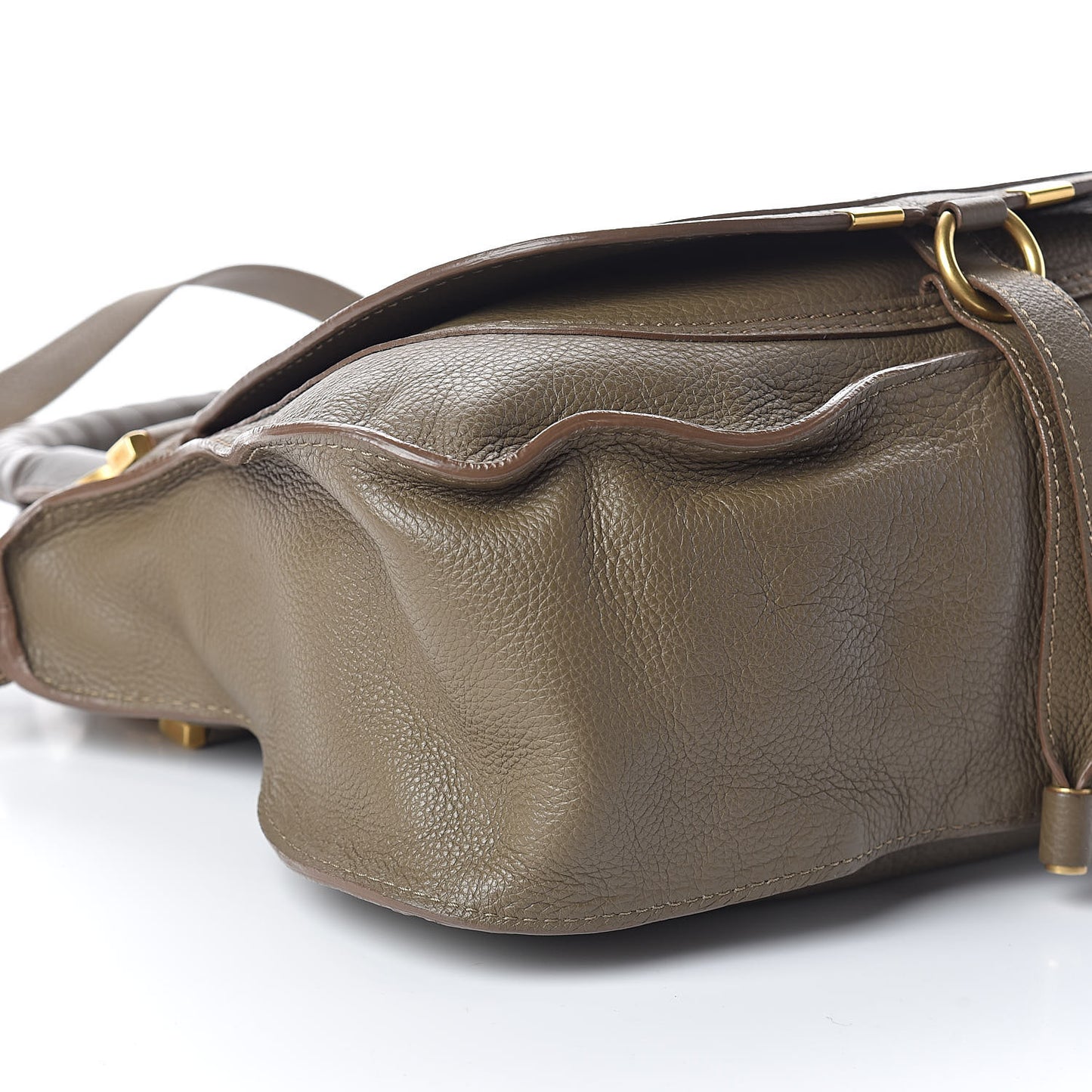 Calfskin Medium Marcie Satchel Anchor Grey
