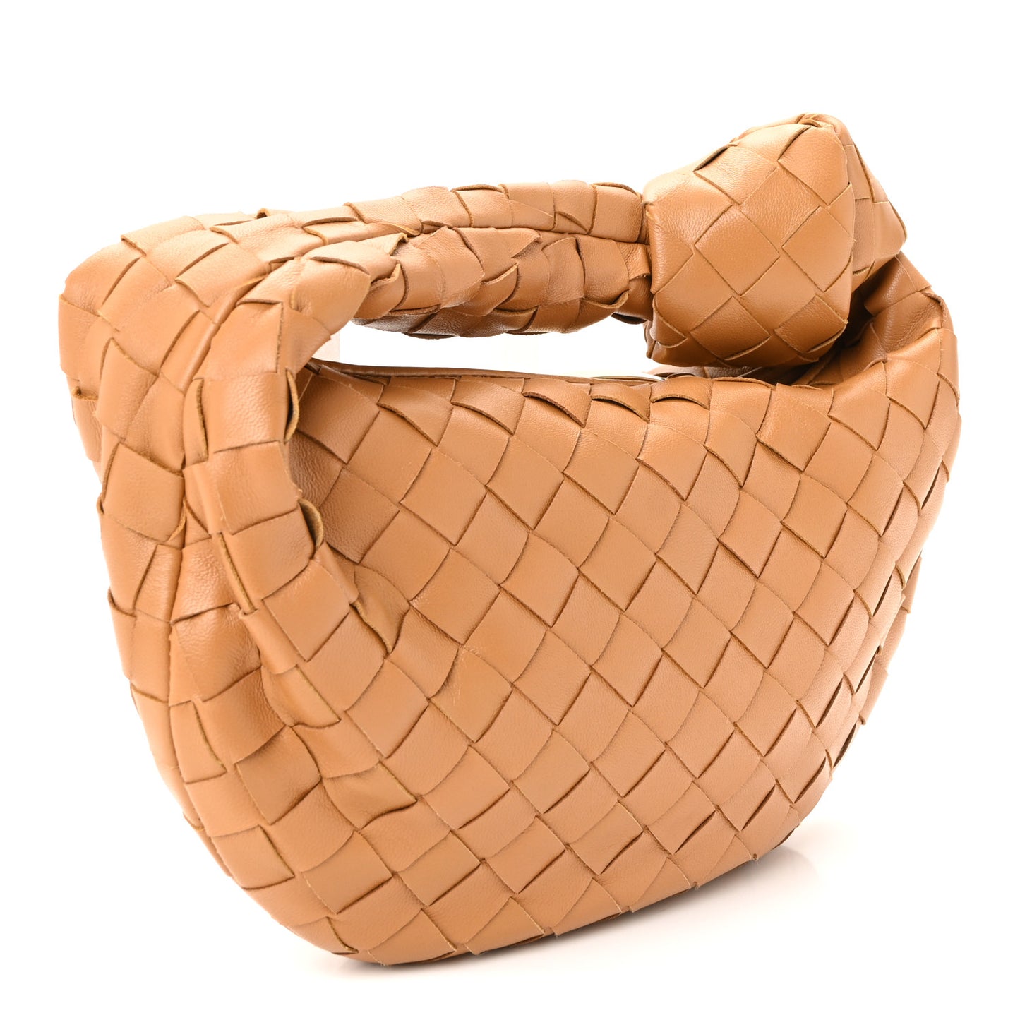 Nappa Intrecciato Mini Jodie Caramel