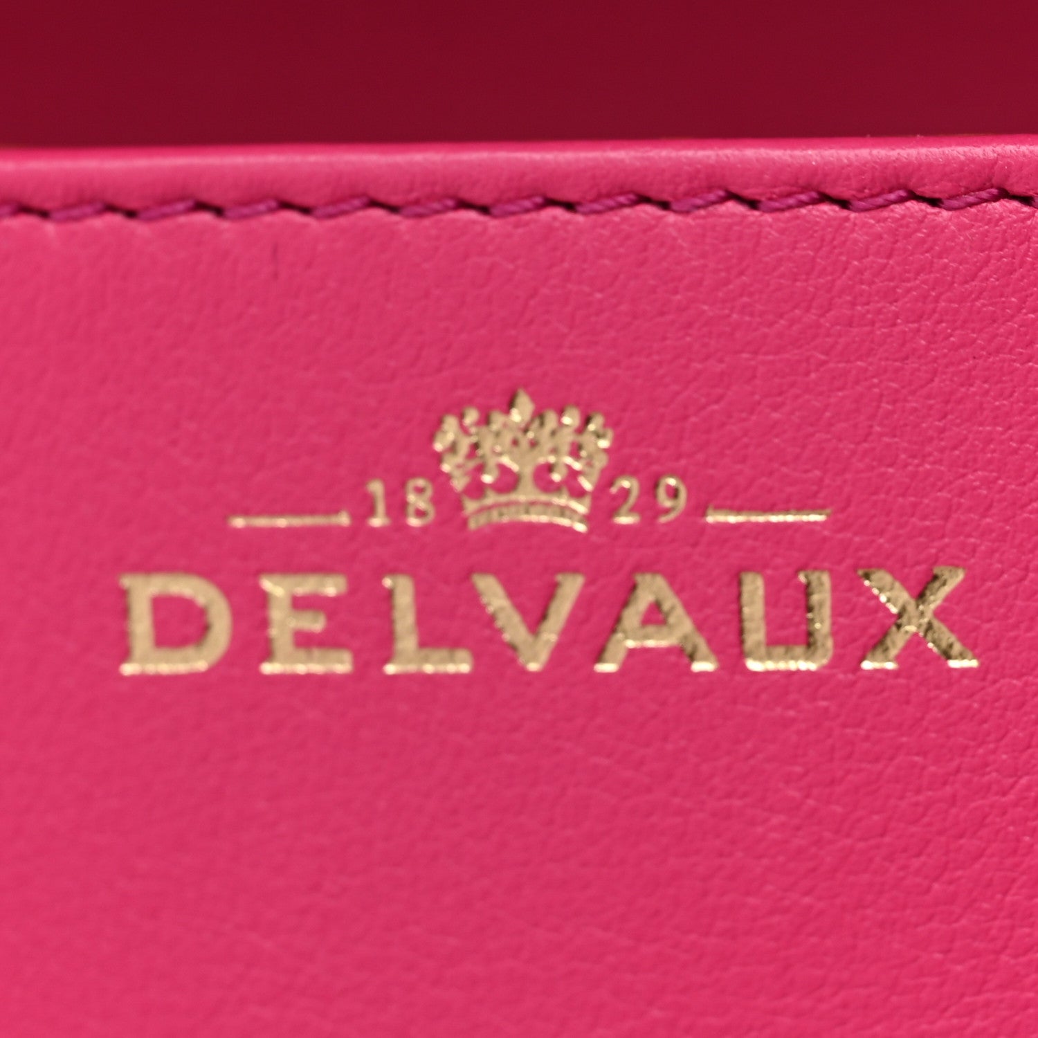 Delvaux Calfskin GM Tempete Satchel Fuchsia 6 of 8