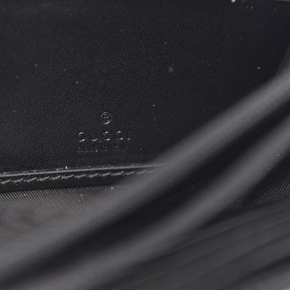 Gucci Calfskin Matelasse GG Marmont Continental Wallet Black 7 of 9