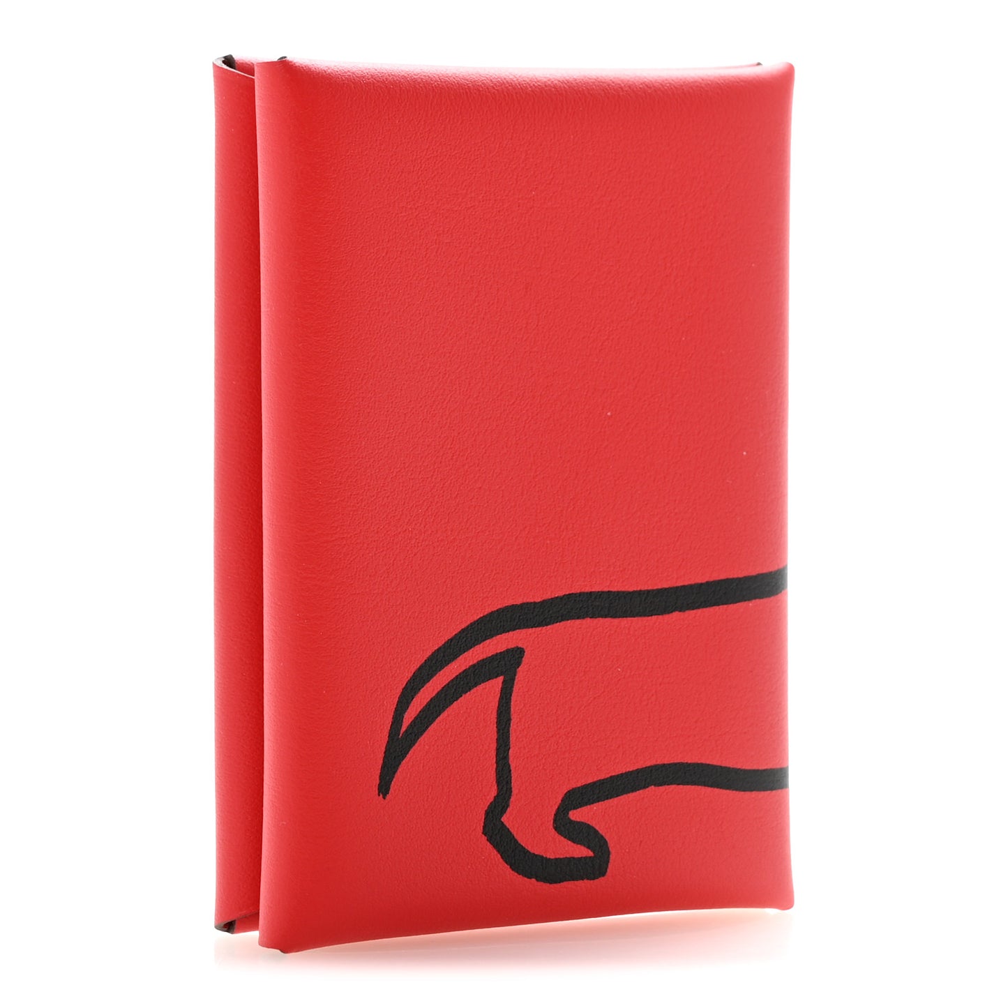 Swift Teckel a Collier Calvi Duo Card Case Rouge De Coeur
