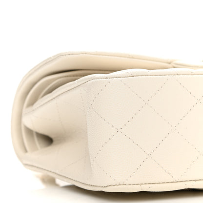Chanel Caviar Quilted Small Double Flap White 9 of 11