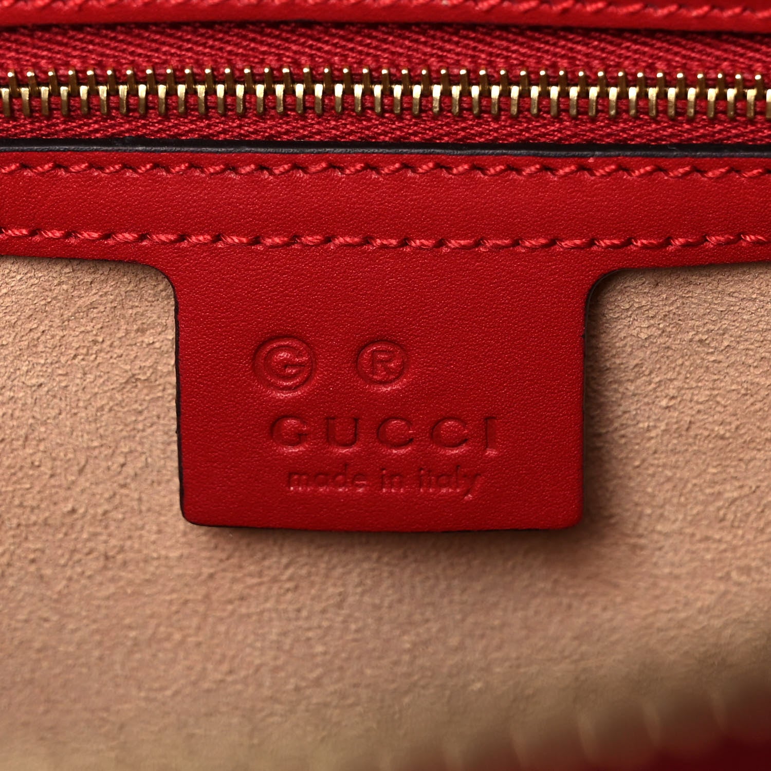Gucci GG Supreme Monogram Blooms Medium Zippered Bucket Tote Beige Blue Navy Hibiscus Red 6 of 13