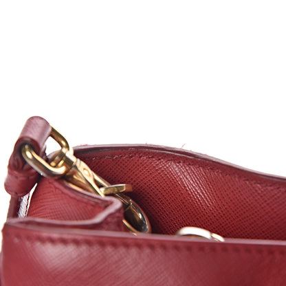 Prada Saffiano Lux Medium Tote Fuoco 11 of 20