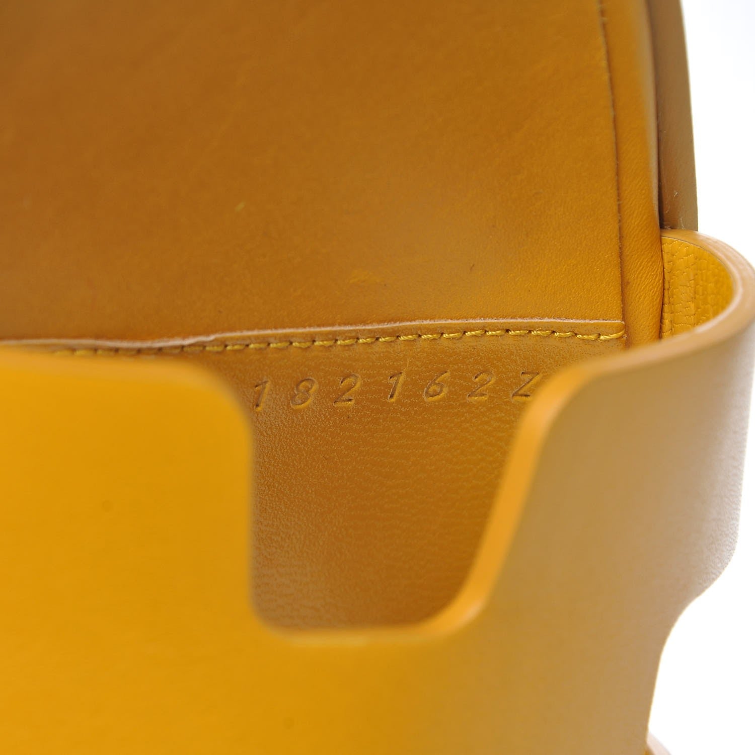 Hermes Calfskin Oran Sandals 37 Ocre Jaune 9 of 10
