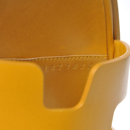 Hermes Calfskin Oran Sandals 37 Ocre Jaune 9 of 10