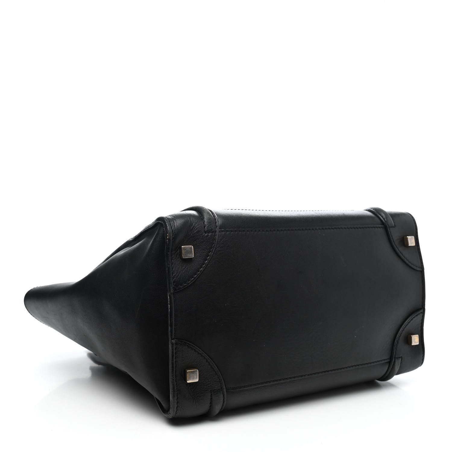 Celine Smooth Calfskin Mini Luggage Black 3 of 4