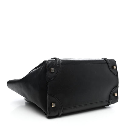 Celine Smooth Calfskin Mini Luggage Black 3 of 4