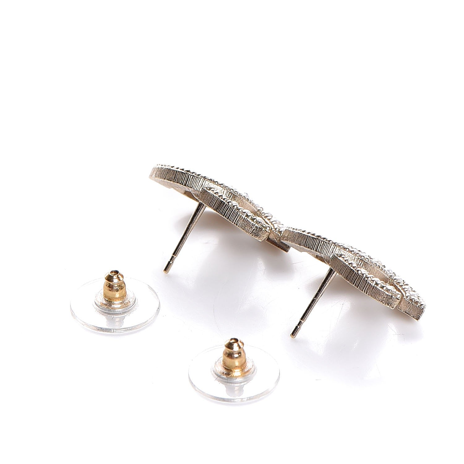Chanel Pearl CC Earrings Gold 3 of 5