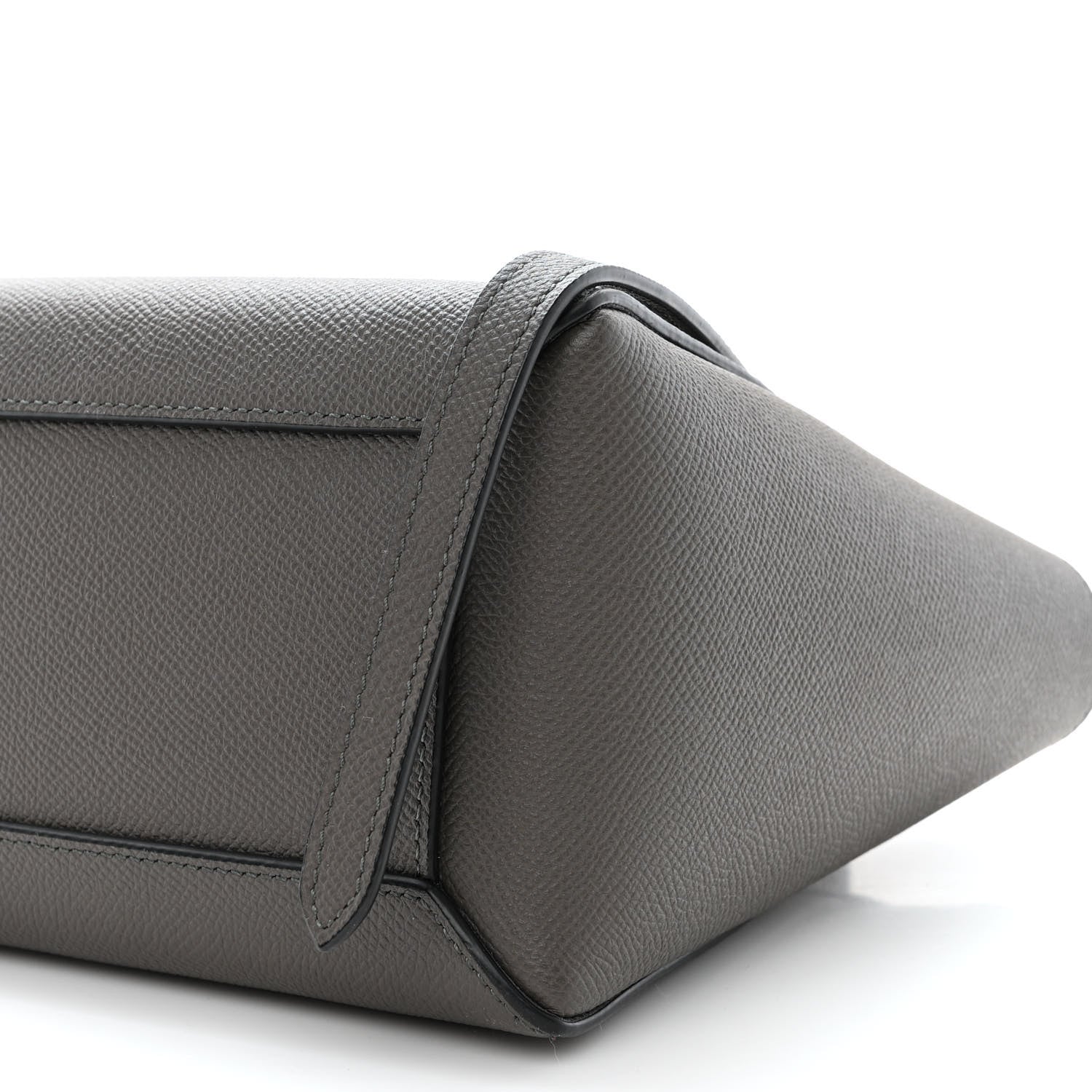 Celine Grained Calfskin Nano Belt Bag Grey 10 of 10