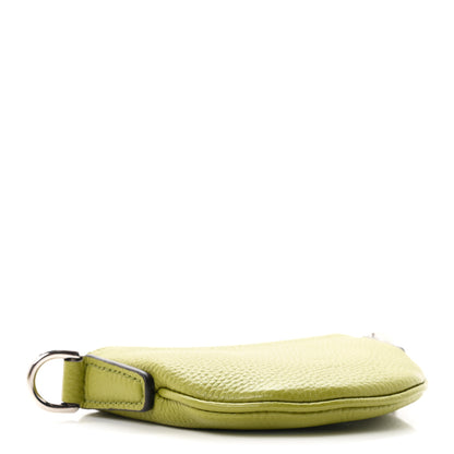 Gucci Pebbled Calfskin Mini B Shoulder Bag Olive Green 4 of 10