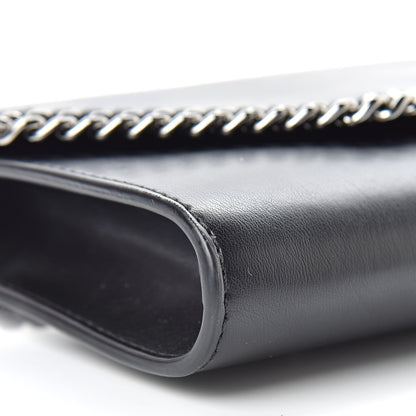 Stella McCartney Eco Alter Nappa Falabella Clutch with Chain Bag Black 9 of 10