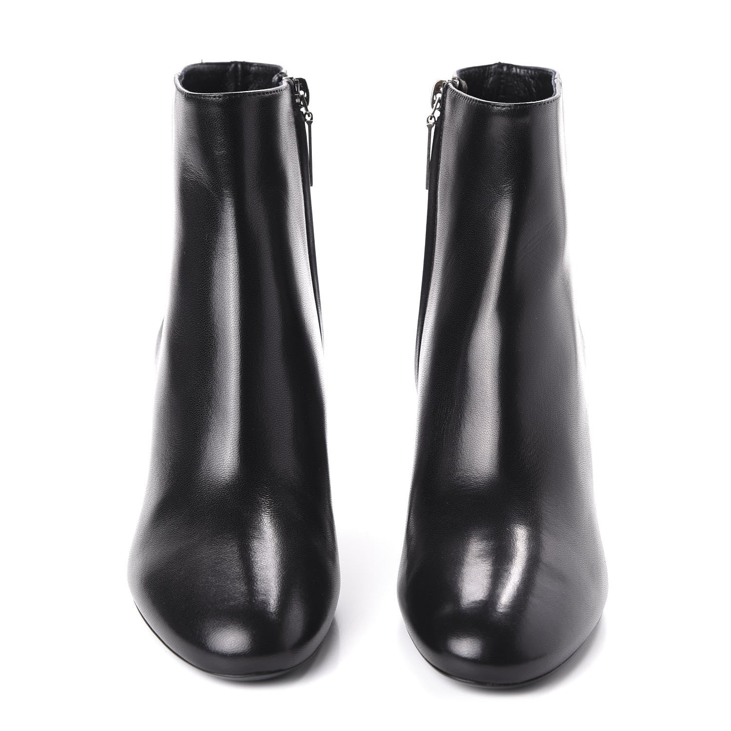 Saint Laurent Nappa Loulou Ankle Zip Boot 36.5 Black 2 of 9
