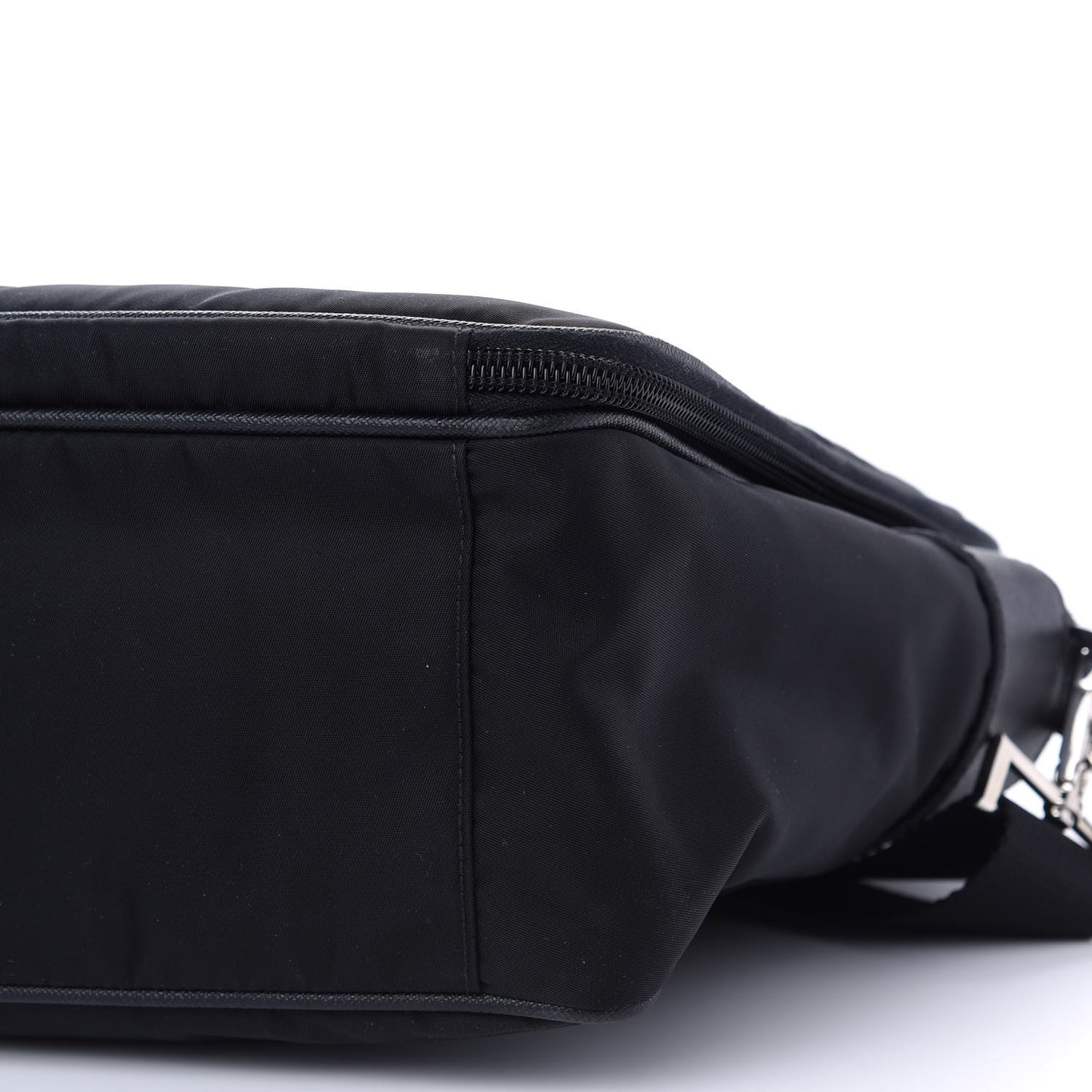 Tessuto Nylon Saffiano Briefcase Black