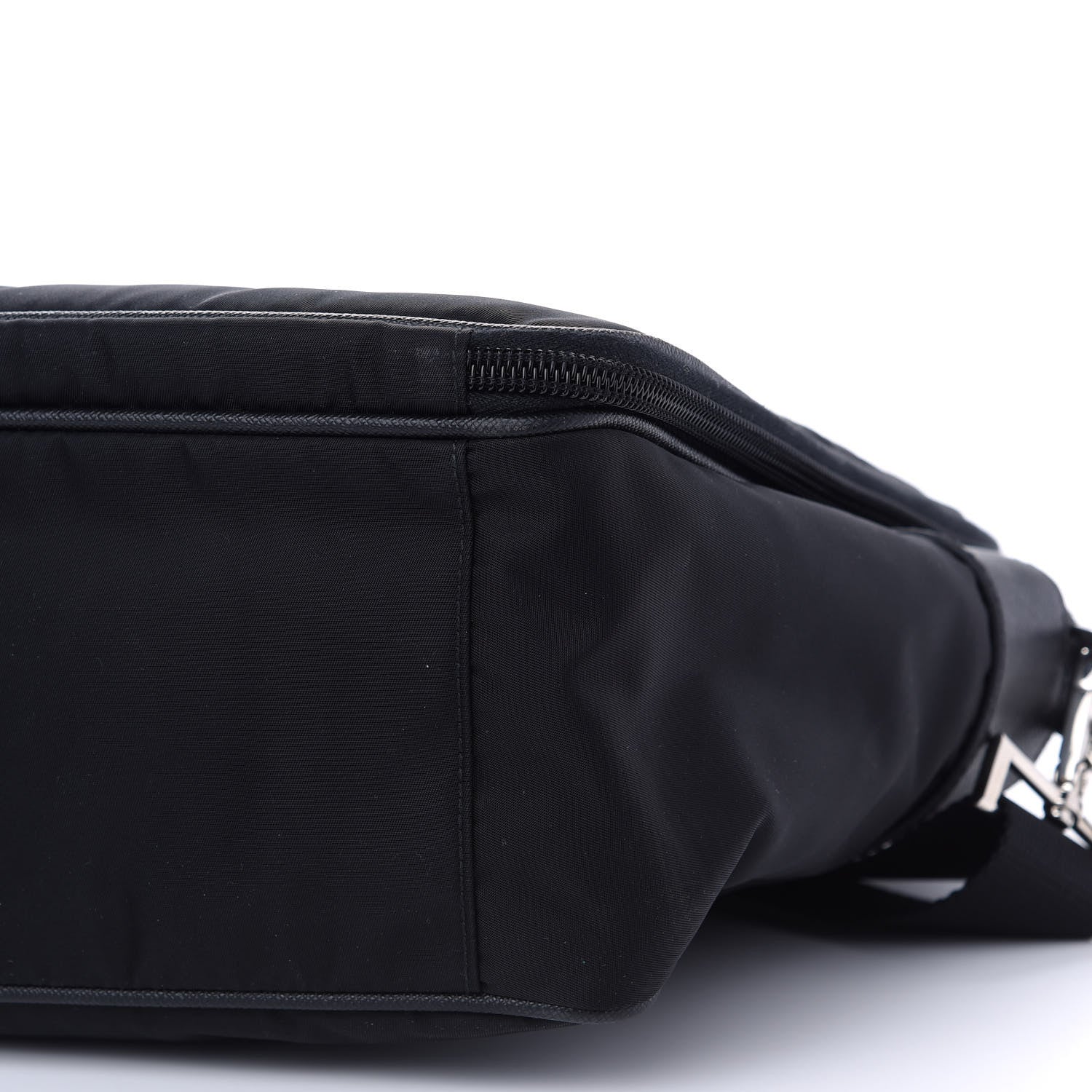 Prada Tessuto Nylon Saffiano Briefcase Black 6 of 11