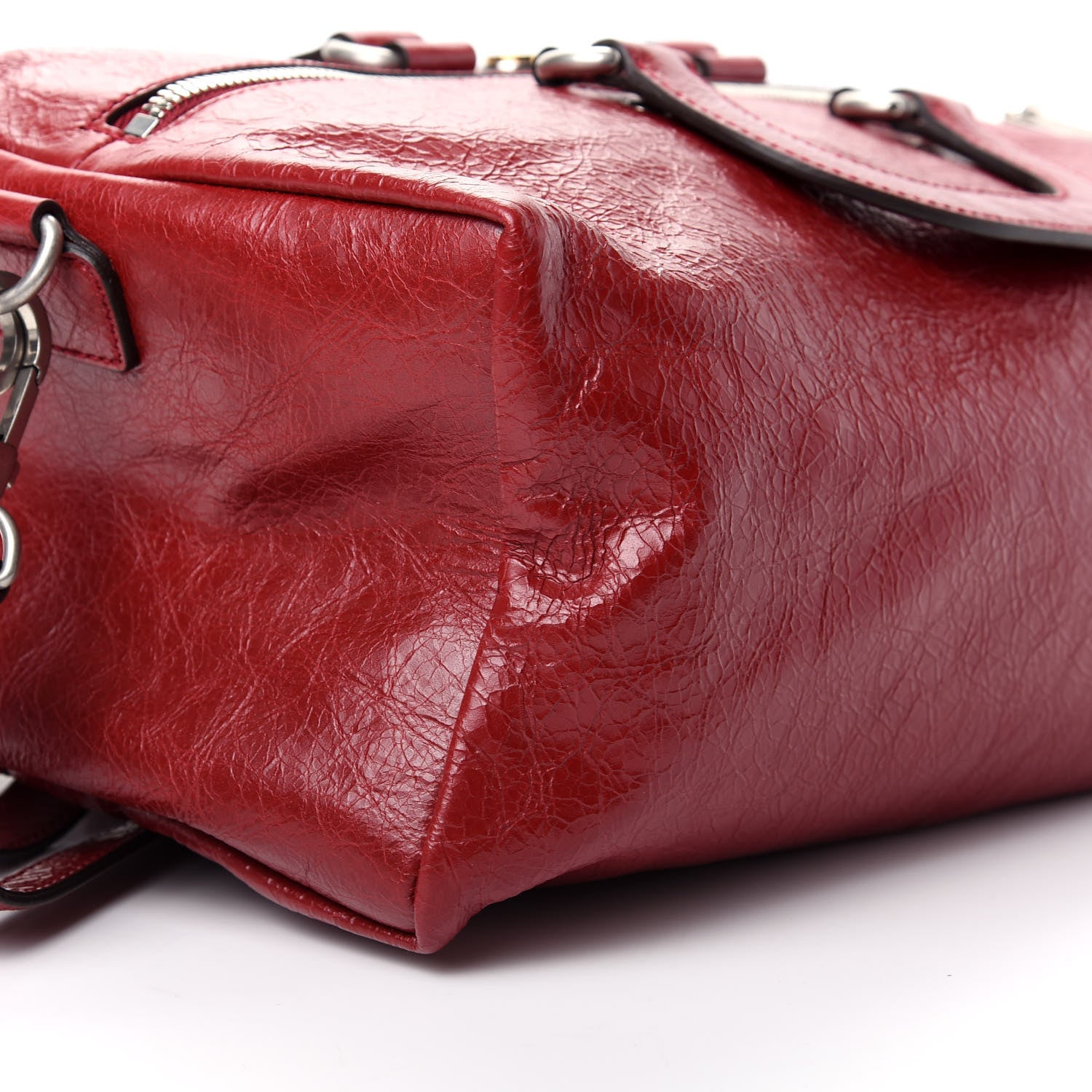 Gucci Fluffy Calfskin Morpheus Convertible Backpack Red 6 of 8