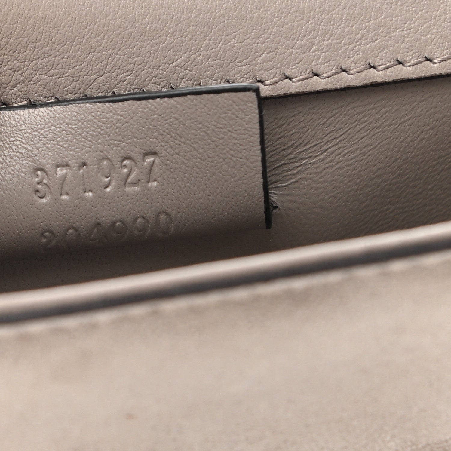 Gucci Suede Crystal Horsebit Clutch Grey 7 of 7
