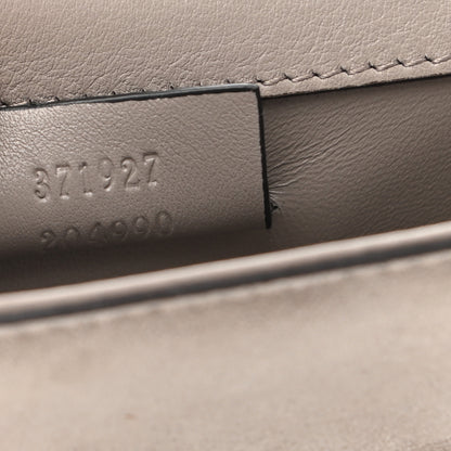 Gucci Suede Crystal Horsebit Clutch Grey 7 of 7
