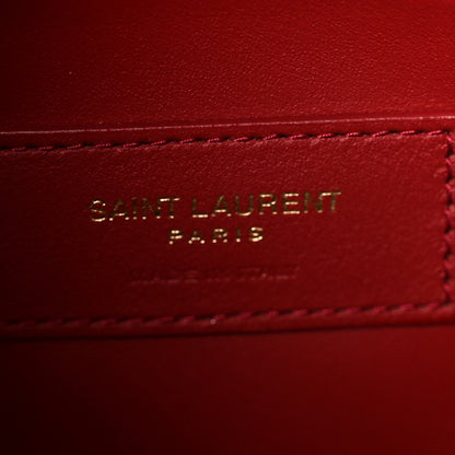 Saint Laurent Smooth Calfskin Small Le 5 A 7 Soft Hobo Rouge Legion 6 of 10