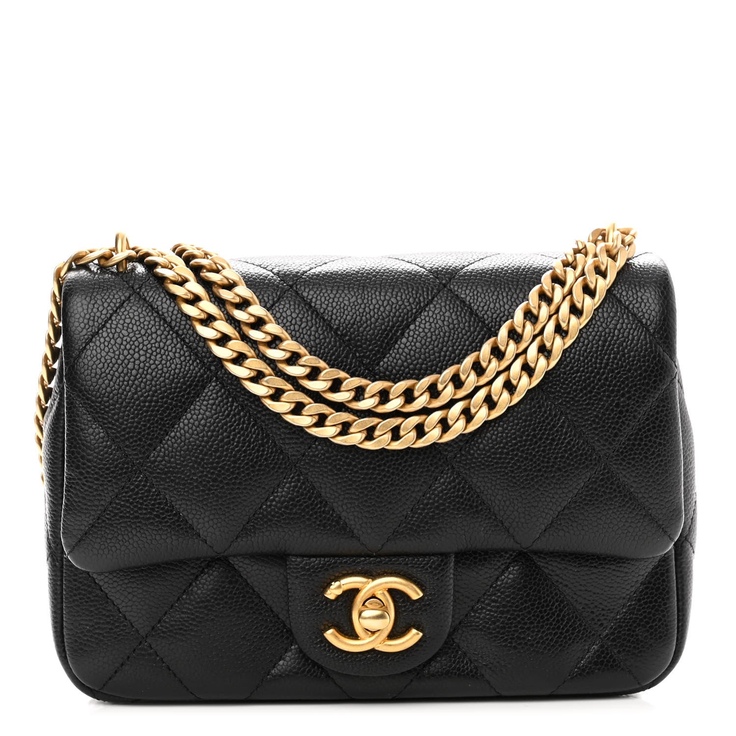 Chanel Caviar Quilted Mini Sweetheart Flap Black 1 of 10