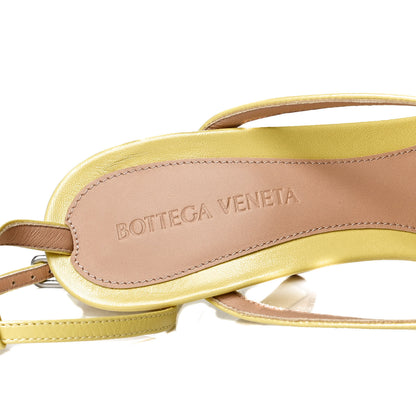 Bottega Veneta Lambskin Stretch Multi Strap 90mm Sandals 38 Pear 14 of 18