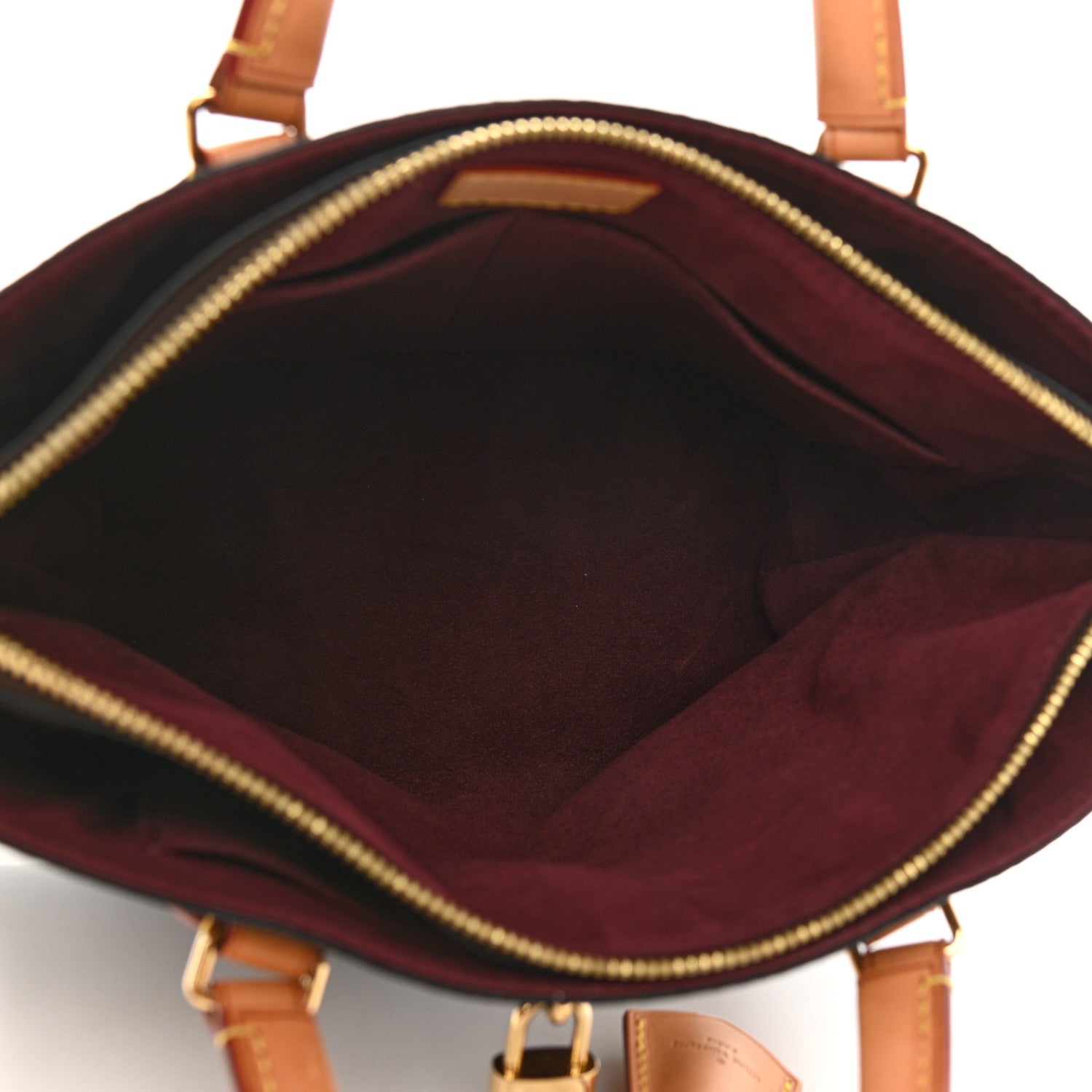 Louis Vuitton Monogram Flower Zipped Tote PM Beige 5 of 10