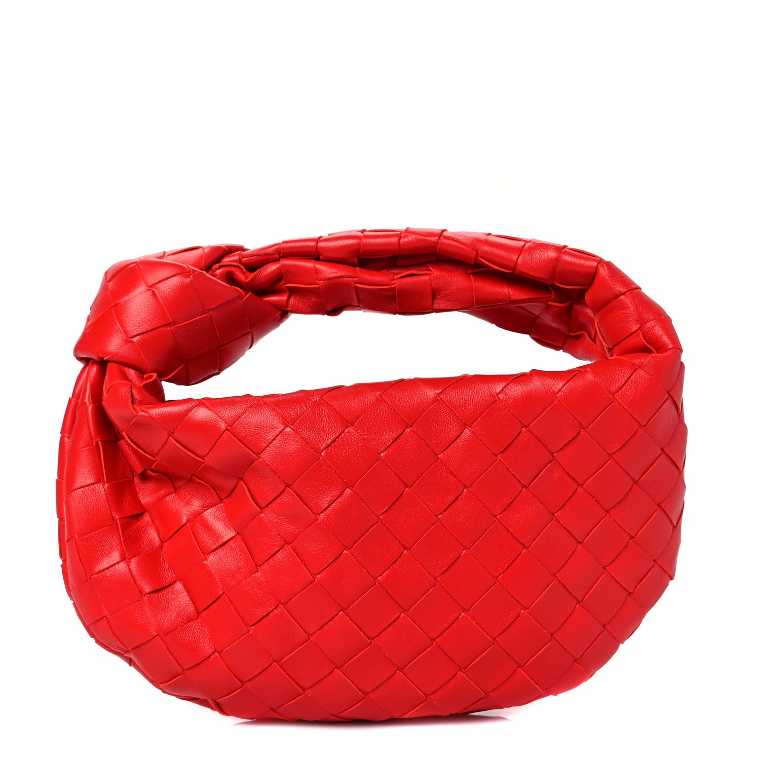 Bottega Veneta Nappa Intrecciato Mini Jodie Red 1 of 7
