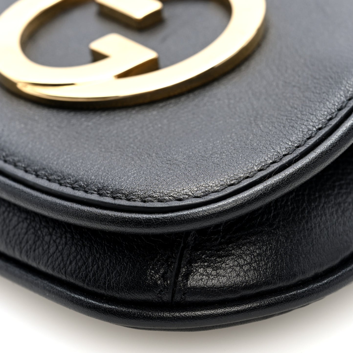 Roxy Calfskin Blondie Card Case Wallet with Strap Black