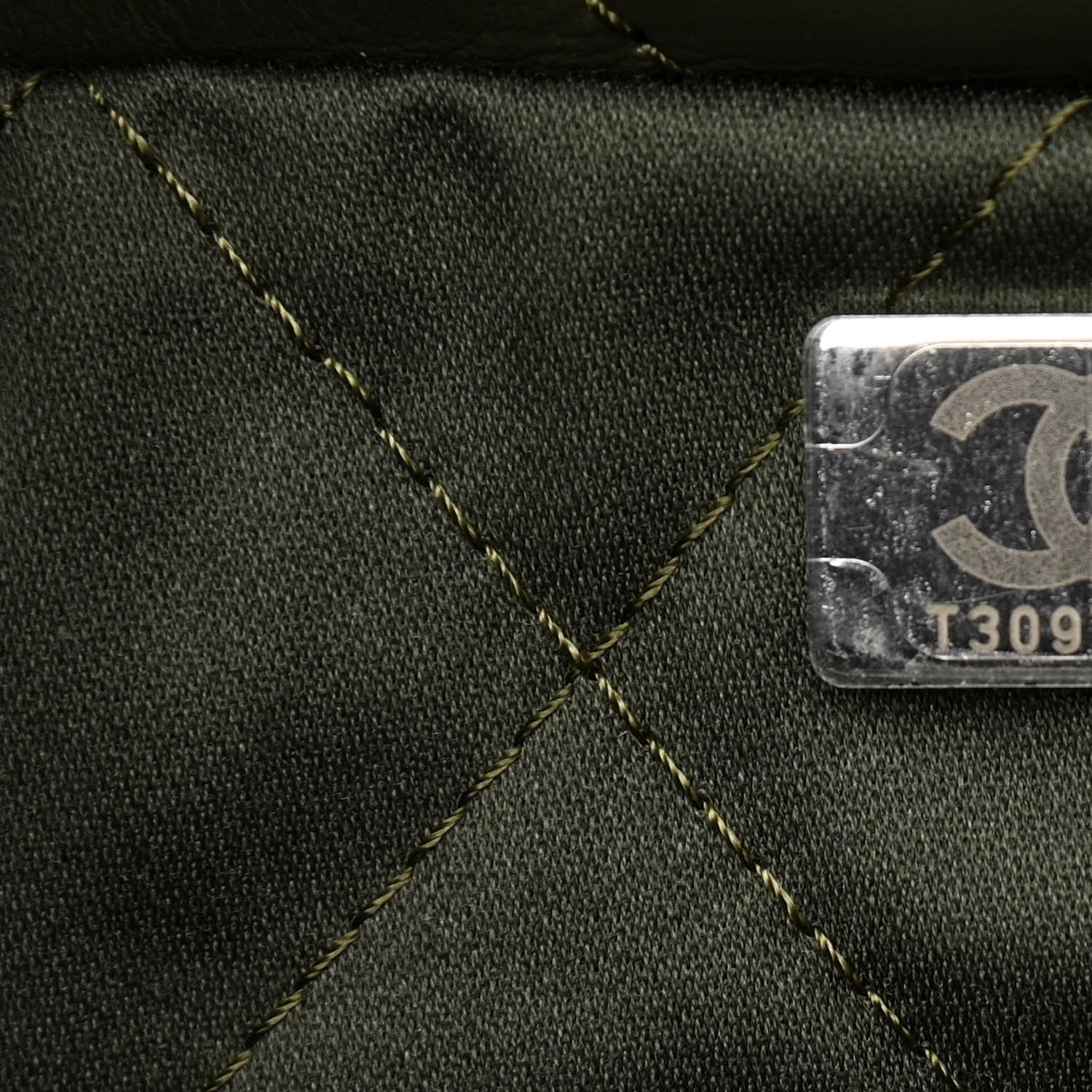 Chanel Shiny Calfskin Quilted Small Chanel 22 Khaki 8 of 10