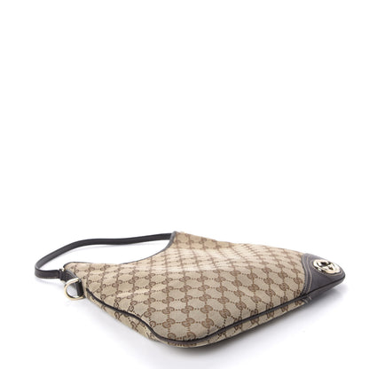 Gucci Monogram GG New Britt Medium Hobo Brown 4 of 12
