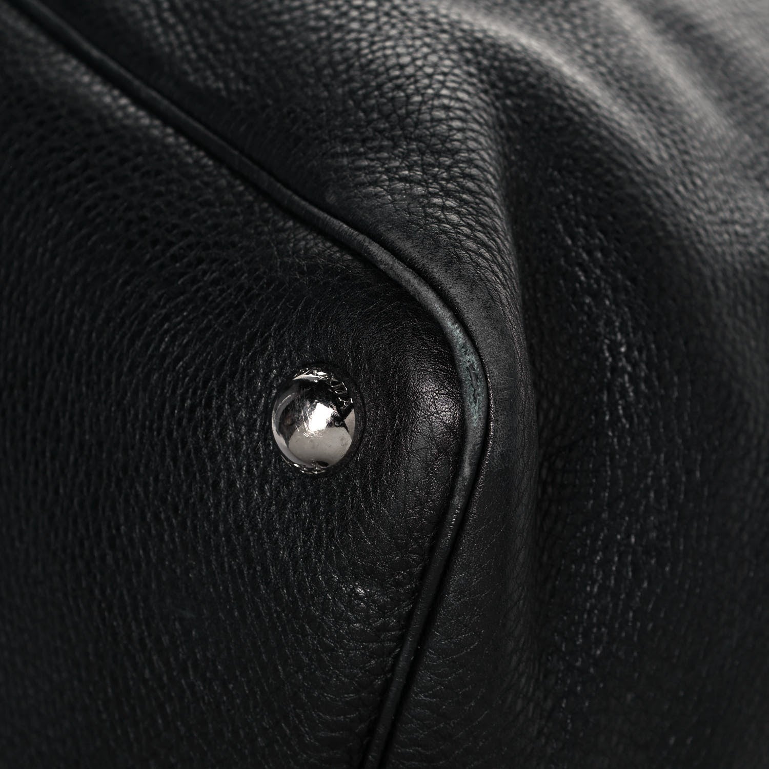Prada Vitello Daino Tote Black 10 of 16