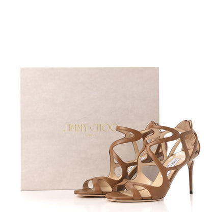 Jimmy Choo Nappa Leslie 85 Sandals 37 Canyon 10 of 10