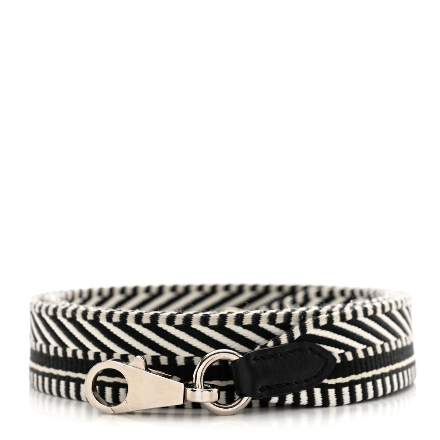 Toile Swift 25mm Sangle Cavale Shoulder Strap Black Ecru