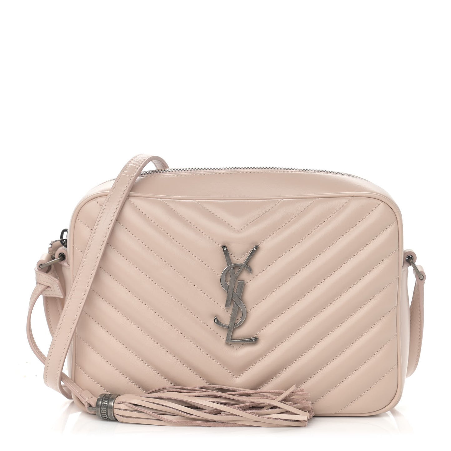 Calfskin Matelasse Monogram Lou Camera Bag Washed Light Pink