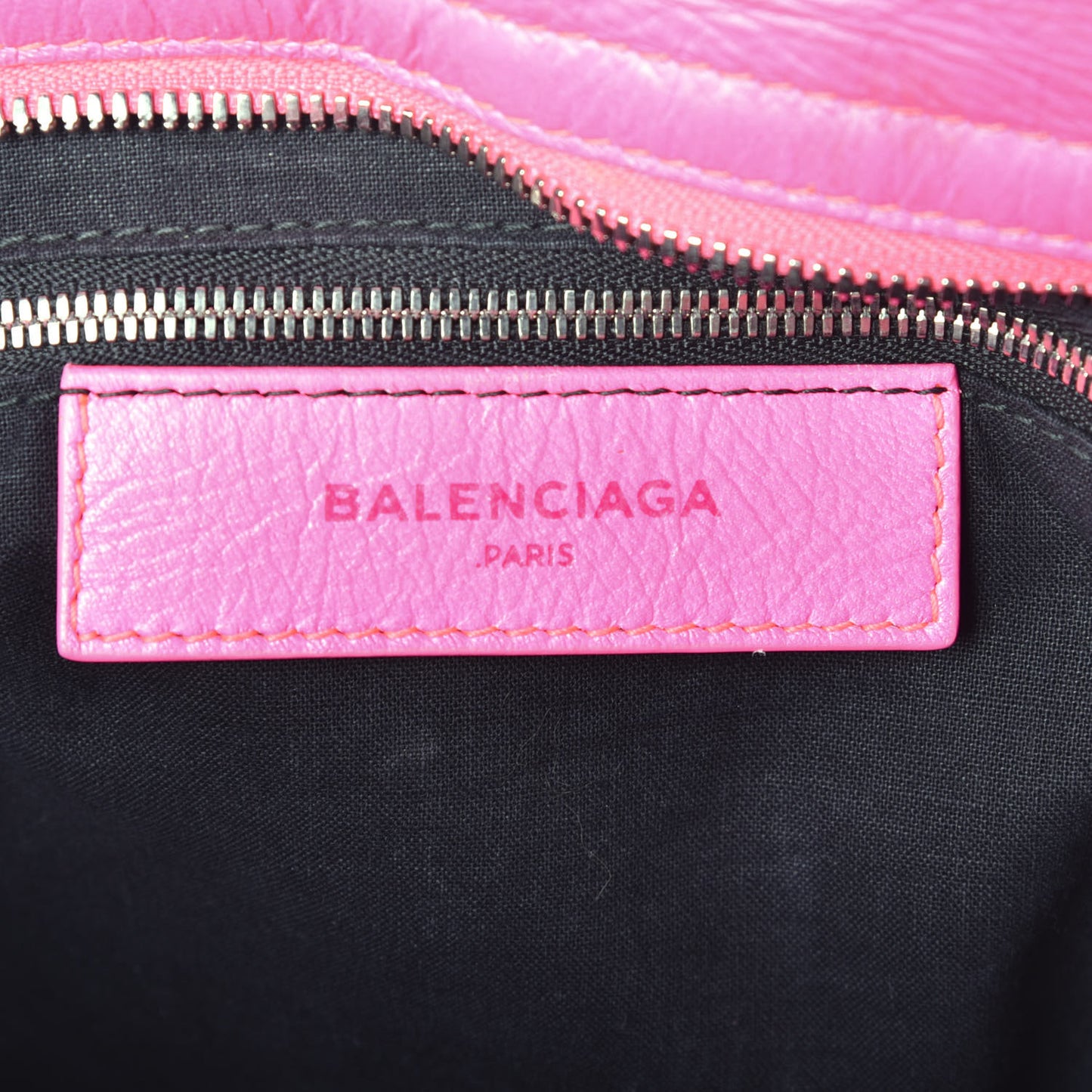Agneau Giant 12 Silver Hardware City Rose Fluo