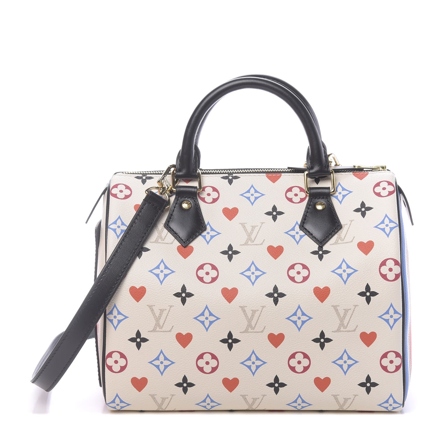 Louis Vuitton Game On Speedy Bandouliere 25 White 1 of 10